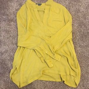 Vince Silk Pocket Front (Citrine)